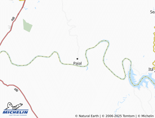 MICHELIN Paial map - ViaMichelin
