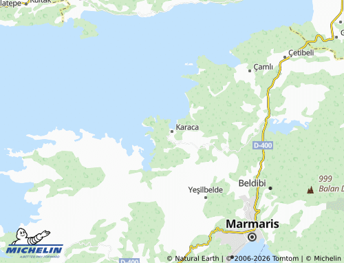 MICHELIN-Landkarte Karaca - ViaMichelin