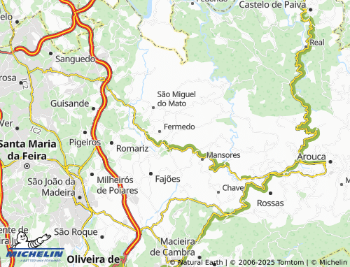 MICHELIN Sever map - ViaMichelin