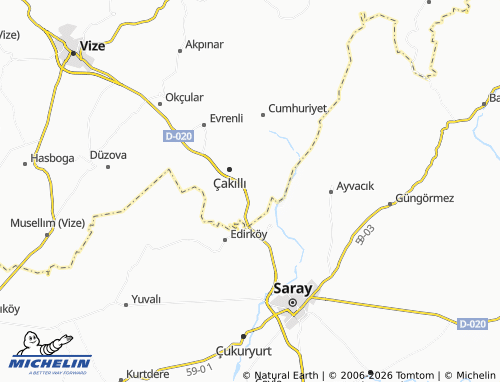 MICHELIN Hürriyet map - ViaMichelin