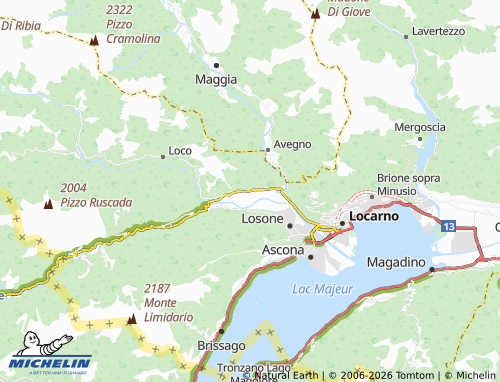 Mappa MICHELIN Verscio - ViaMichelin
