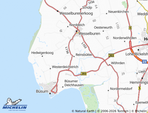 MICHELIN Reinsbüttel map - ViaMichelin