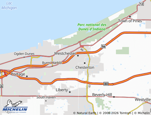 Mappa MICHELIN Porter - ViaMichelin