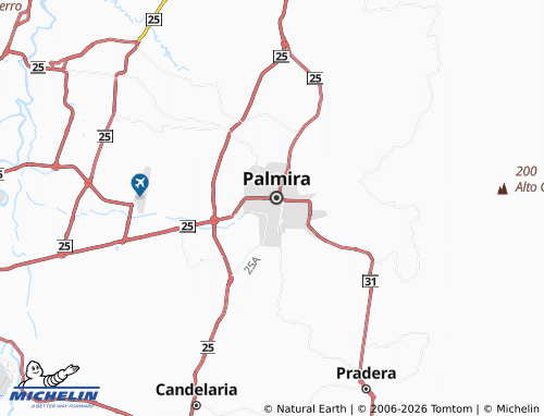 MICHELIN Colombia map - ViaMichelin