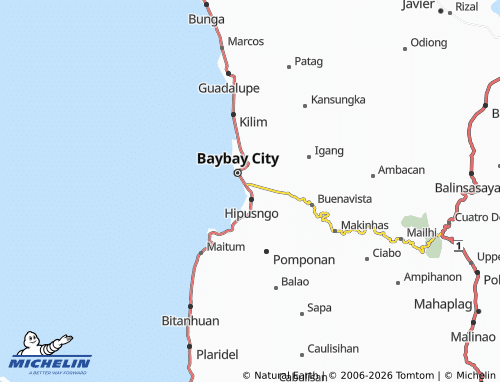 MICHELIN Poblacion Zone 21 map - ViaMichelin