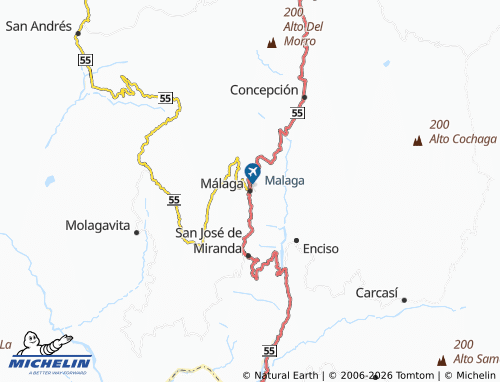 Mapa MICHELIN Málaga - ViaMichelin