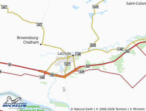 Carte MICHELIN Lachute - ViaMichelin