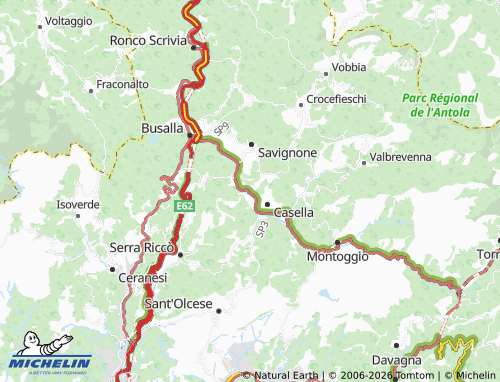 MICHELIN Stabbio map - ViaMichelin
