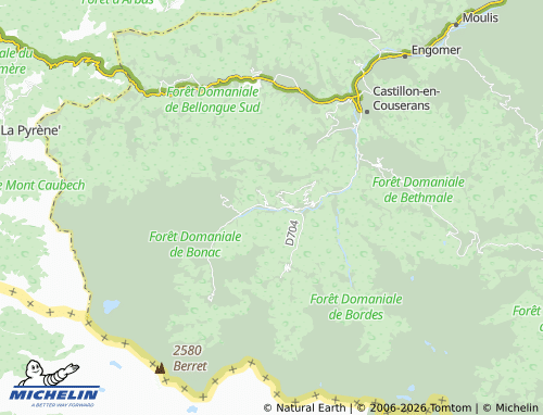 Mapa MICHELIN Bonac-Irazein - ViaMichelin
