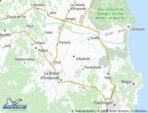 Mappa MICHELIN Ullastret - ViaMichelin