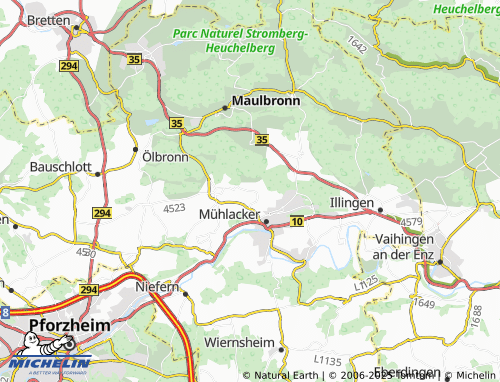 Mapa MICHELIN Schönenberg - ViaMichelin