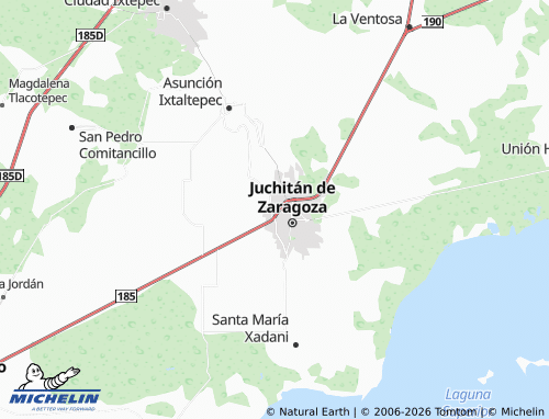 MICHELIN Niños Héroes de Chapultepec map - ViaMichelin