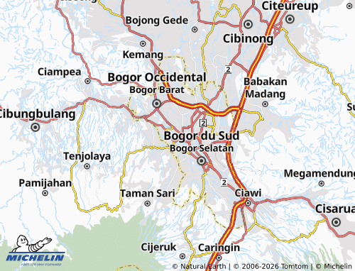 MICHELIN Kebonkelapa map - ViaMichelin