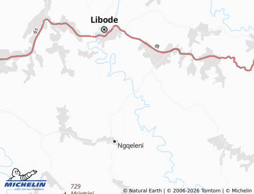 MICHELIN-Landkarte Lutsheko - ViaMichelin