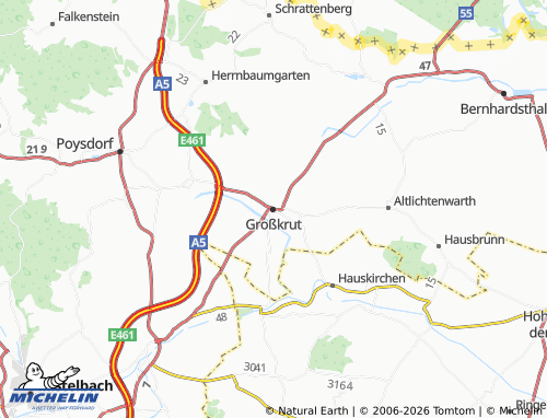 MICHELIN Großkrut map - ViaMichelin