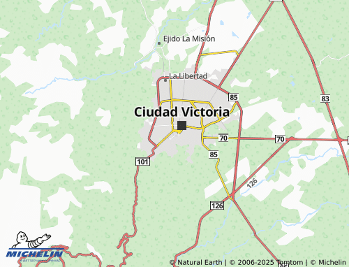 Mapa MICHELIN Villas de Guadalupe - ViaMichelin