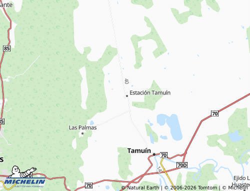 Mappa MICHELIN La Esperanza, Estación Tamuín - ViaMichelin