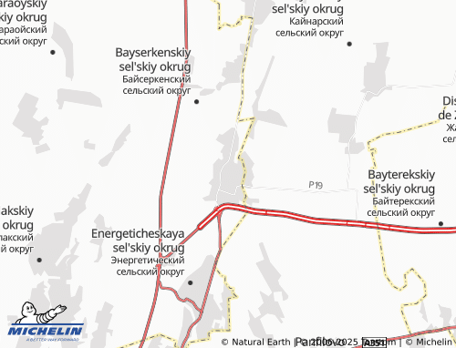 MICHELIN Bayserke map - ViaMichelin