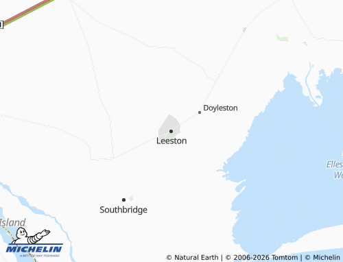 Mapa MICHELIN Leeston - ViaMichelin