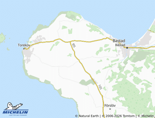Mappa MICHELIN Västra Karup - ViaMichelin