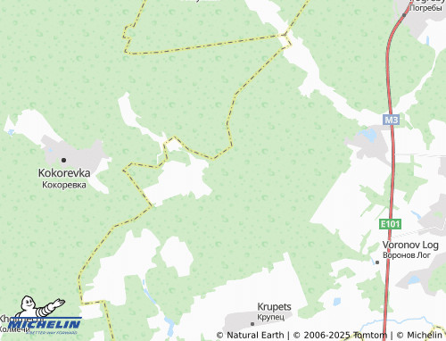 MICHELIN Shemyakino map - ViaMichelin