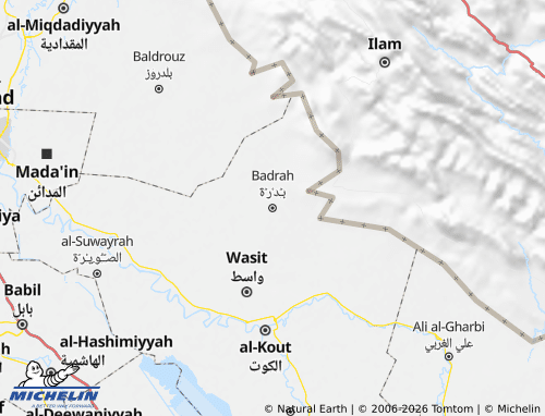 MICHELIN Badra map - ViaMichelin