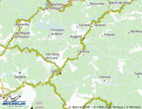 MICHELIN-Landkarte Pereiro - ViaMichelin