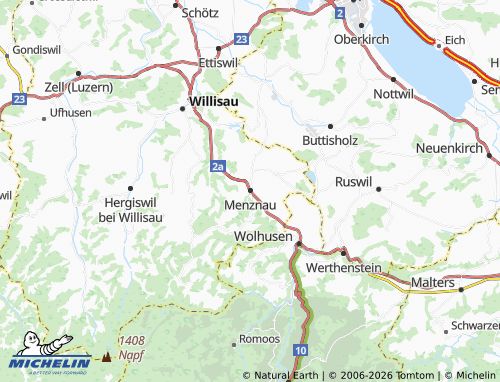 Mappa MICHELIN Menznau - ViaMichelin