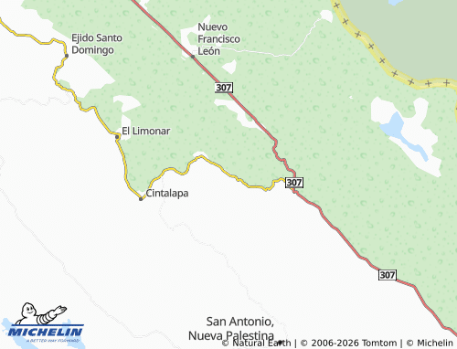 Mappa MICHELIN Lacanja Tzeltal - ViaMichelin