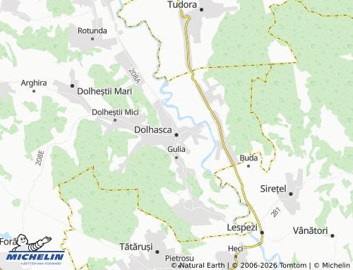 Carte MICHELIN Dolhasca - ViaMichelin