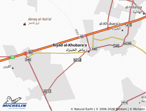 MICHELIN-Landkarte al-Masyaf - ViaMichelin