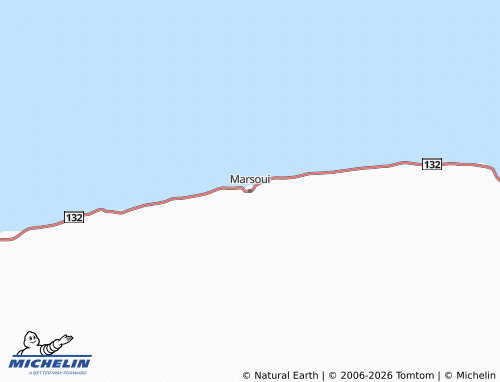 MICHELIN Marsoui map - ViaMichelin