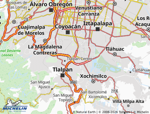 Kaart MICHELIN Villa Lázaro Cárdenas - ViaMichelin