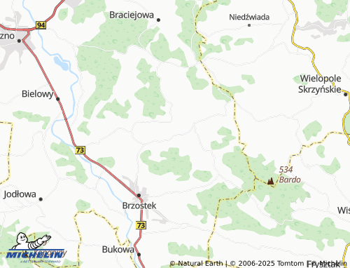 Carte MICHELIN Smarżowa - ViaMichelin