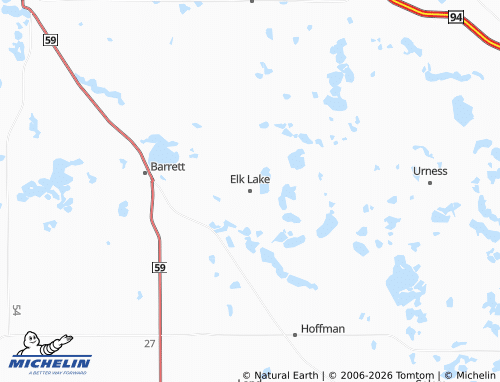Carte MICHELIN Elk Lake - ViaMichelin