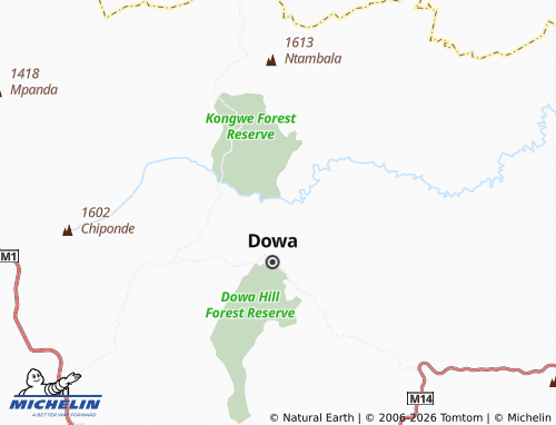 MICHELIN Kongwe map - ViaMichelin
