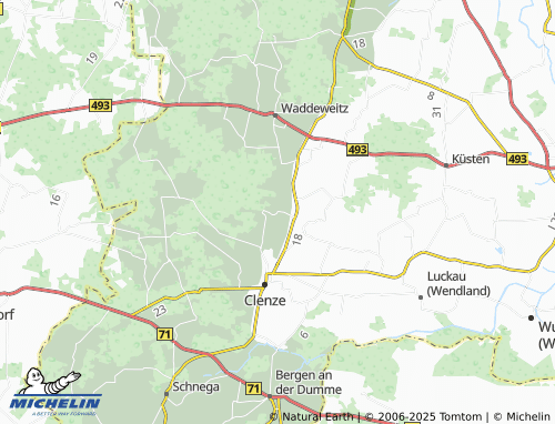 Carte MICHELIN Beseland - ViaMichelin