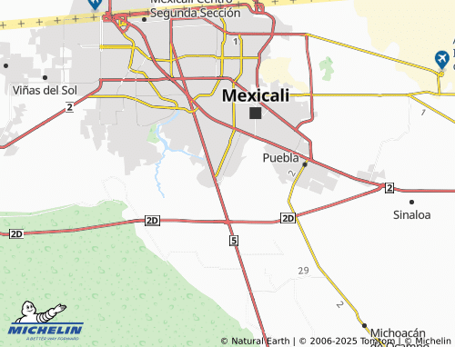Mapa MICHELIN Huertas del Colorado - ViaMichelin