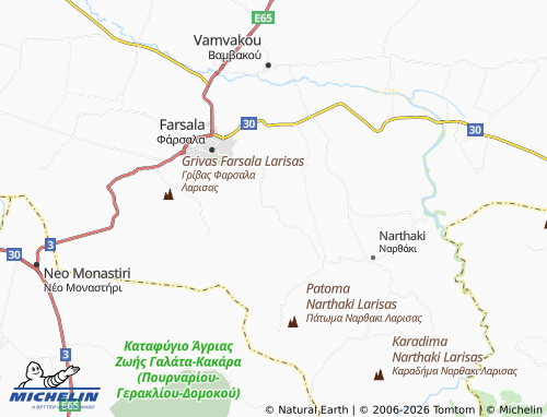 MICHELIN Achilleio map - ViaMichelin