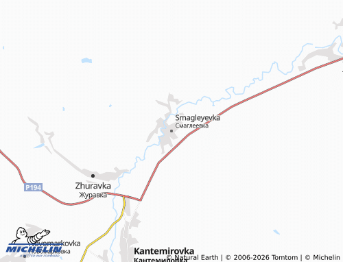 Carte MICHELIN Smagleyevka - ViaMichelin
