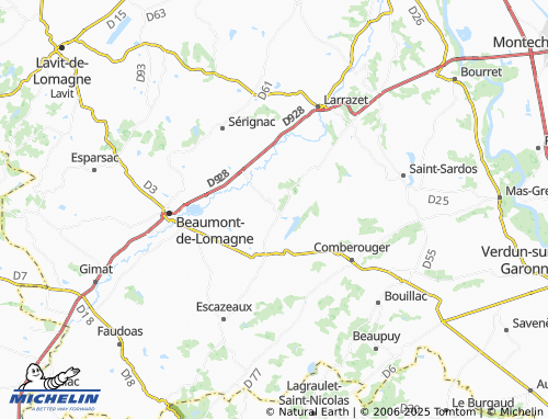Mapa MICHELIN Vigueron - ViaMichelin