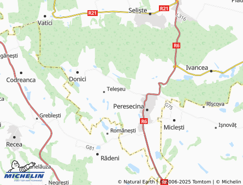 MICHELIN Sămănanca map - ViaMichelin
