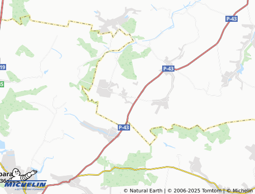 MICHELIN Korzhkivtsi map - ViaMichelin