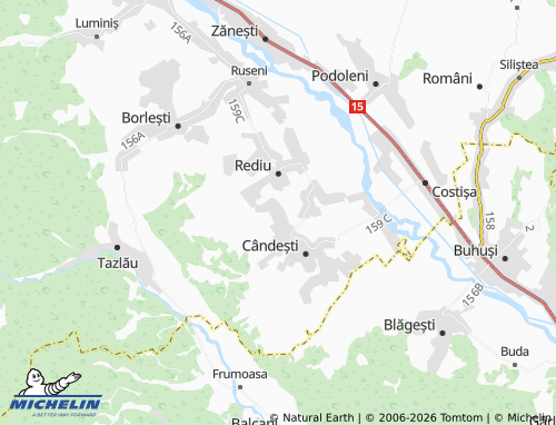 MICHELIN-Landkarte Socea - ViaMichelin