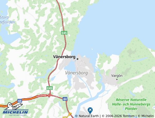 MICHELIN-Landkarte Vänersborg - ViaMichelin