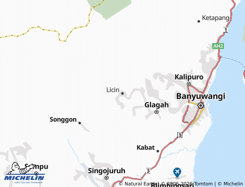 MICHELIN Licin map - ViaMichelin