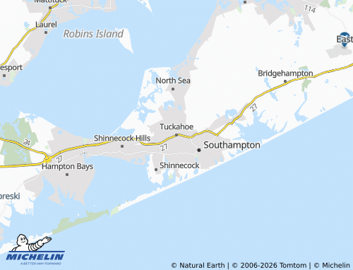 Mapa MICHELIN Tuckahoe - ViaMichelin