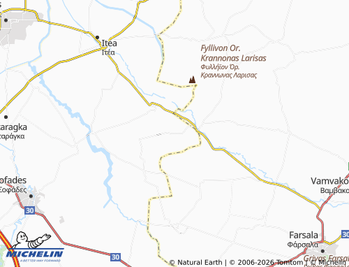 MICHELIN Lefki map - ViaMichelin