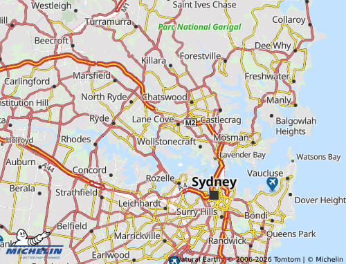 Mapa MICHELIN Riverview - ViaMichelin
