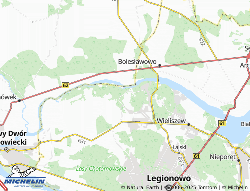 MICHELIN Topolina map - ViaMichelin